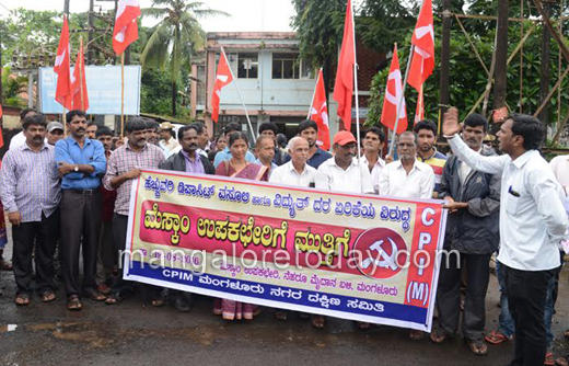 Mescom protest...